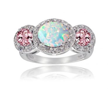 Opal Tourmaline Ring