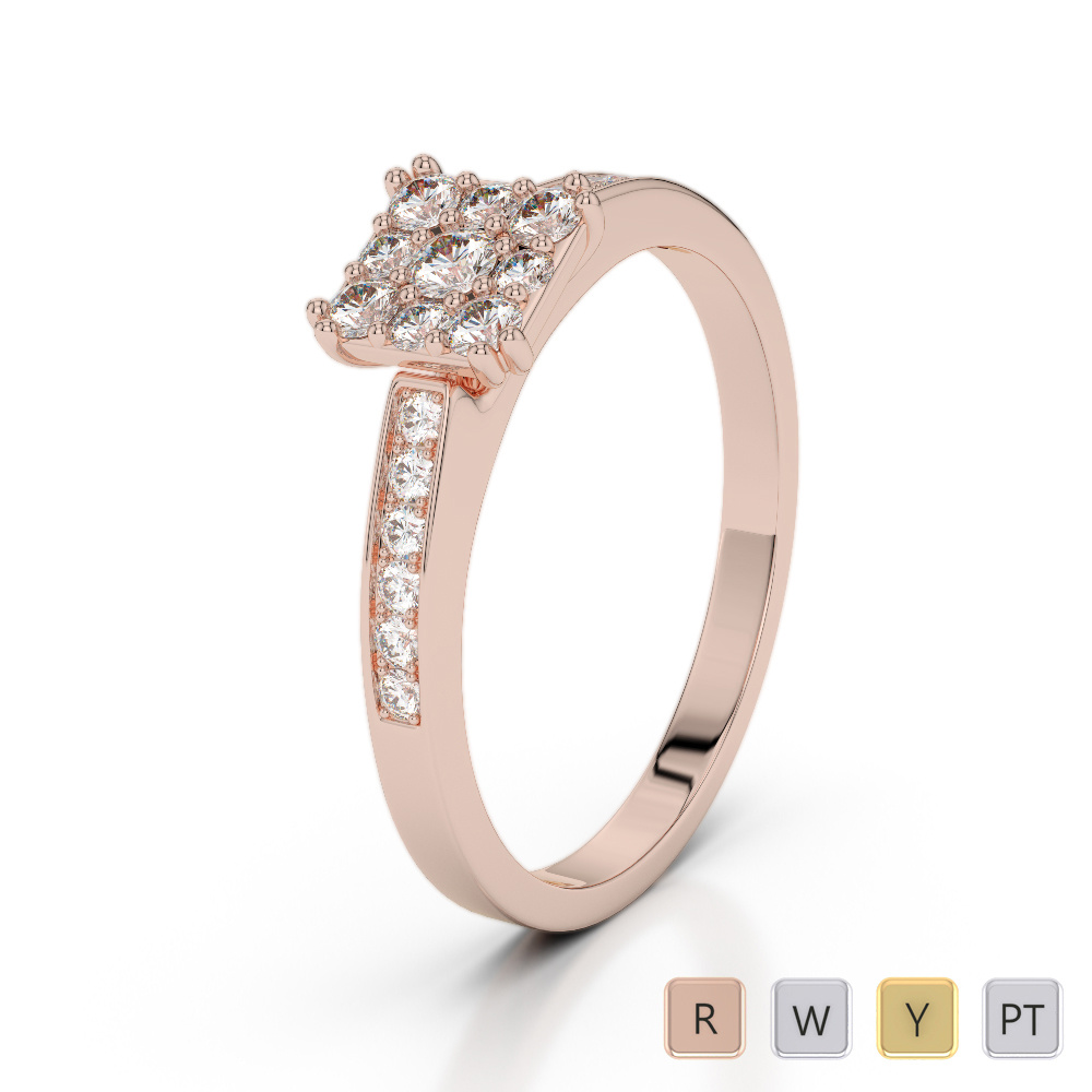 Prong Set Diamond Engagement Ring 0272