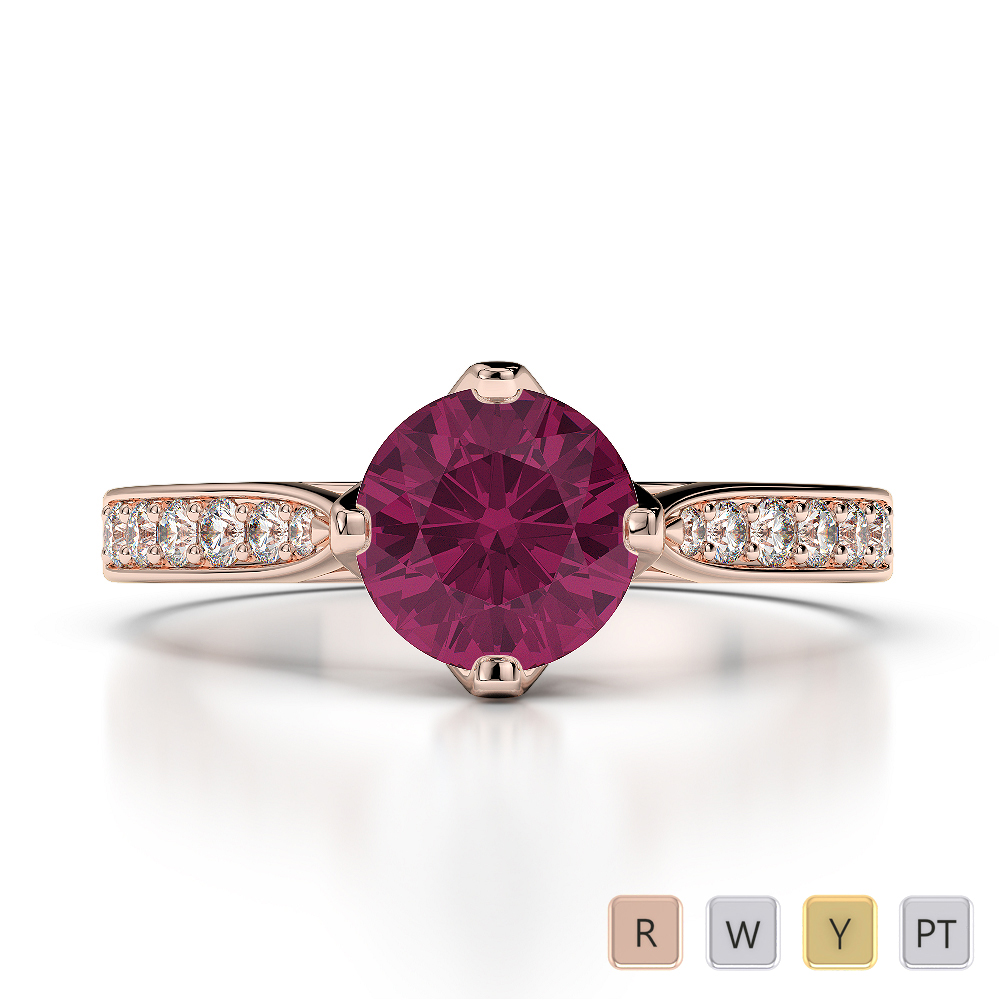 23 Best Ruby Engagement Rings - Top Red Stone Rings for Proposals