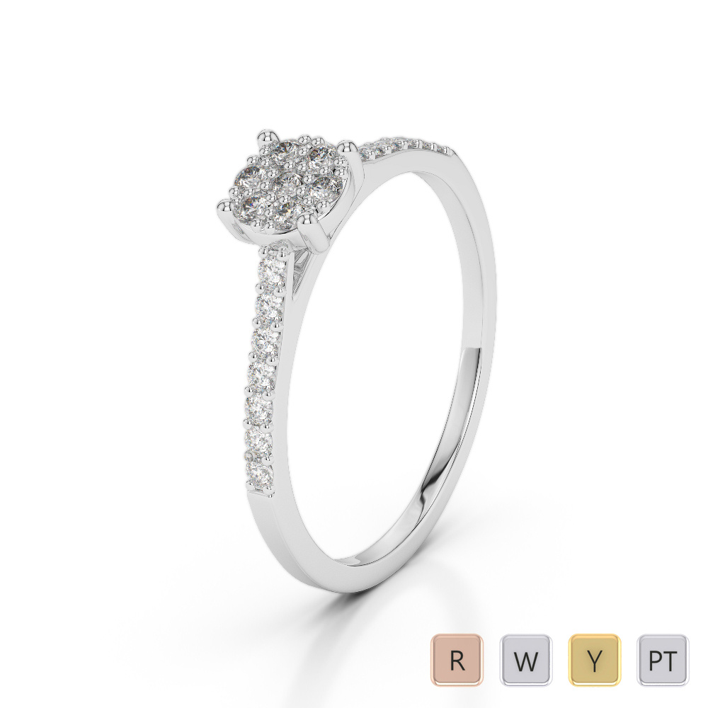 Prong Set Diamond Engagement Ring 0226